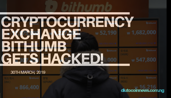 Cryptocurrency Exchange Bithumb Got Hacked.