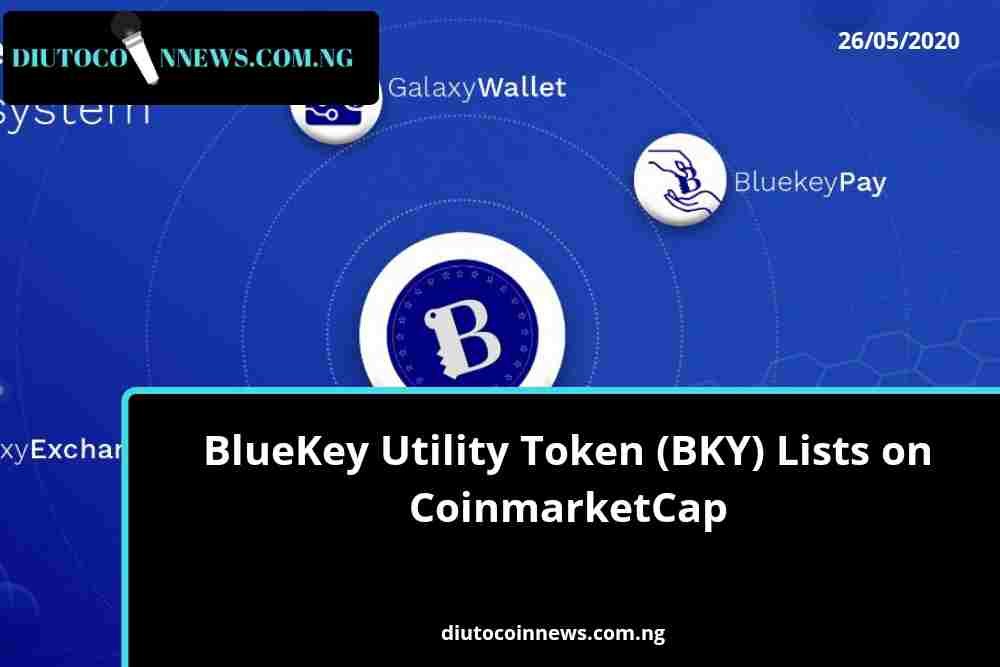 BlueKey Utility Token (BKY) Lists on CoinmarketCap