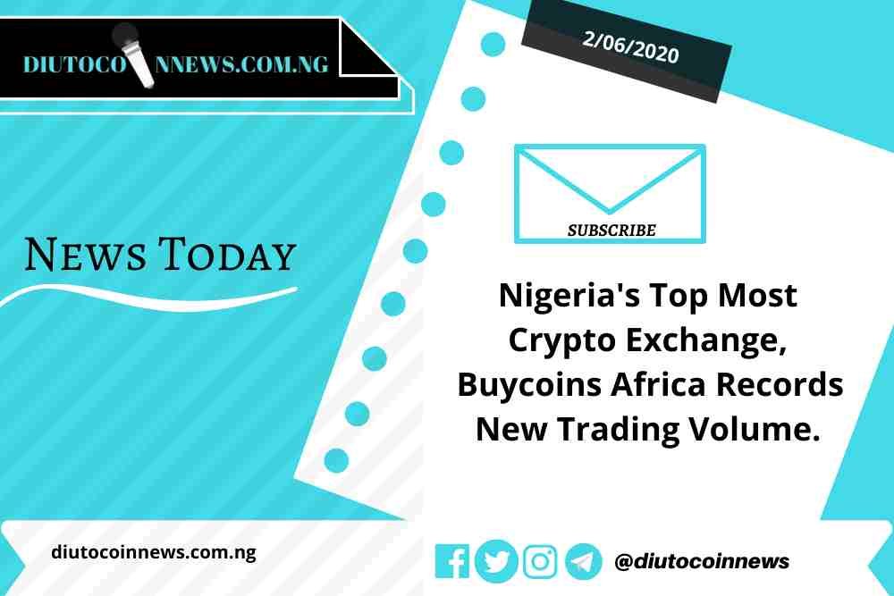 Nigeria’s Top Most Crypto Exchange, Buycoins Africa Records New Trading Volume.